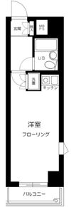 ライオンズマンシヨン方南町駅前の間取り画像