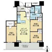 プラウドタワー岡山の間取り画像