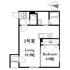 INFINITY南8条の間取り画像