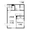 INFINITY南8条の間取り画像