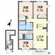 サンフラワー G棟の間取り画像