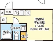 ルミナス生田の間取り画像