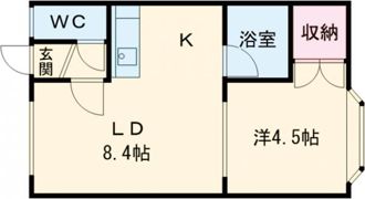 シャルマン末広の間取り画像
