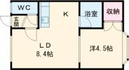 シャルマン末広の間取り画像