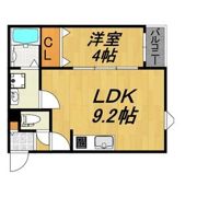 LECOCON岐阜Ⅲの間取り画像