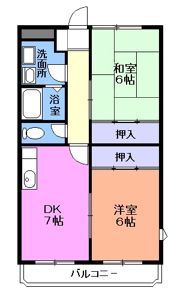 サンライズマンションの間取り画像