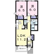カーポラヴォーロ Ⅰの間取り画像