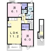 大和ステーションヒルズ深見B館の間取り画像