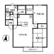 パークタウンナリタ Bの間取り画像
