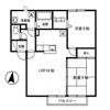 パークタウンナリタ Bの間取り画像