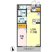 デュアリス川口 Aの間取り画像