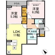 D-Clairの間取り画像