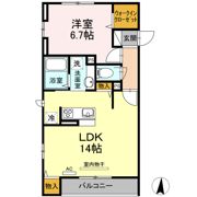 メゾンヴィクトワール梶ヶ谷の間取り画像