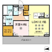 D-ROOM中原東Ⅱの間取り画像