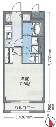 AFCレジデンスⅩⅥの間取り画像