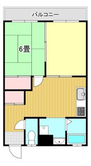 グランヴィア芳泉Aの間取り画像