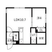 Lien北12(リアン)の間取り画像