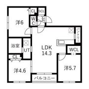 Lien北12(リアン)の間取り画像