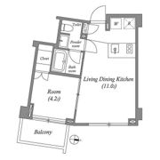 エスセナーリオ牛込柳町の間取り画像