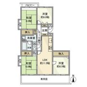 アーバンラフレ志賀13号棟の間取り画像