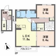 リブ福室の間取り画像
