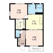 アムールAの間取り画像