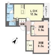 桂レジデンスの間取り画像