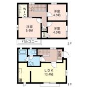 クラヴィエ タウン スリジエ Eの間取り画像