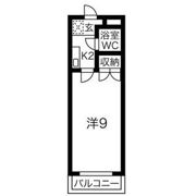Kマンションの間取り画像