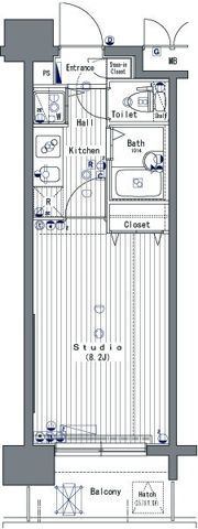 グランド・ガーラ代田橋の間取り画像