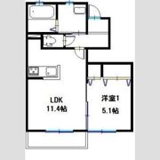 ルミエール北脇Ⅱの間取り画像
