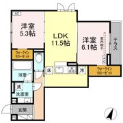 D Paina Nishimagomeの間取り画像