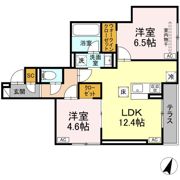 D Paina Nishimagomeの間取り画像