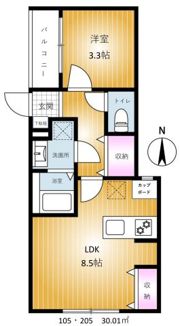 REVENE習志野の間取り画像