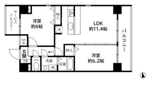 SK garden 葛西の間取り画像