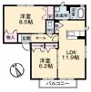 クラヴィエ和田の間取り画像