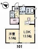 グランスィート田島 D棟の間取り画像