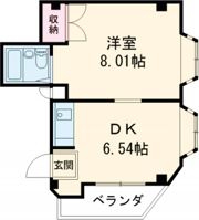 シャトレ西京極の間取り画像