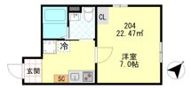 PUERTA東門前の間取り画像