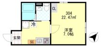 PUERTA東門前の間取り画像