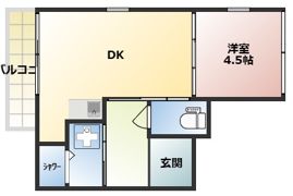 パレスパーク祖原の間取り画像
