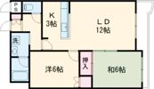 Corsa五稜郭の間取り画像