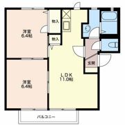 エスポワール住吉Ⅰの間取り画像