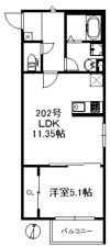 サンミライ今宿駅前の間取り画像