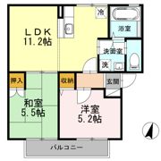 ブランミュールの間取り画像