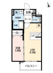 robot home 箱崎宮前Ⅱの間取り画像
