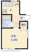 尊井ハウスの間取り画像