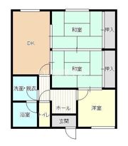 神岳第一ハイツの間取り画像