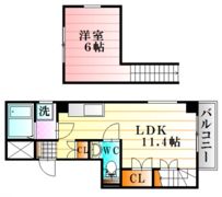 Y'z B．L．D緑井の間取り画像