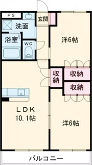 グランチェスタyamatoの間取り画像